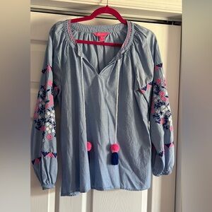 Keela embroidered top